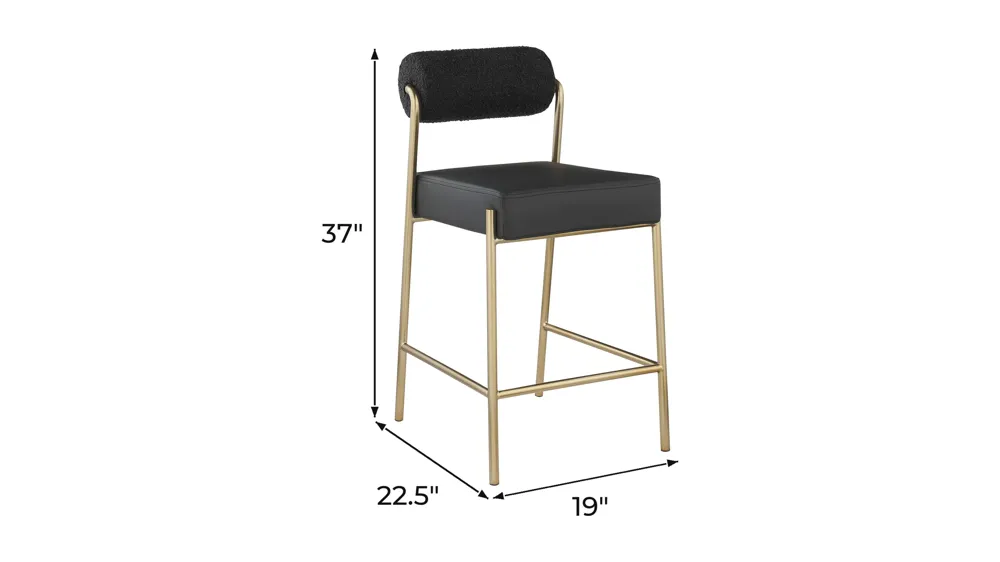 Carly Counter Stool - Set of 2 Dimensions