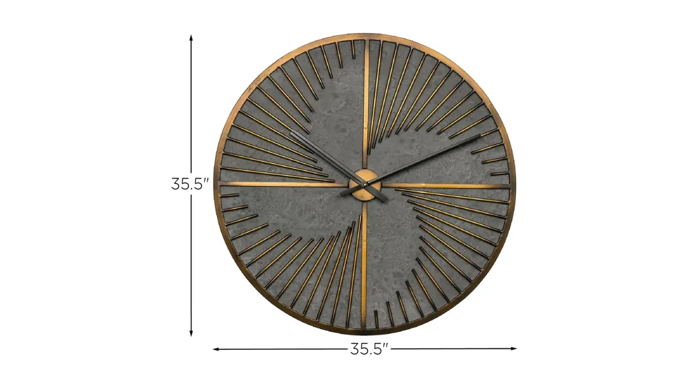 35" Robertson Wall Clock Dimensions