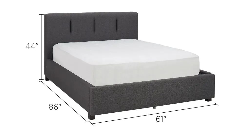 Lansing Platform Storage Bed Dimensions