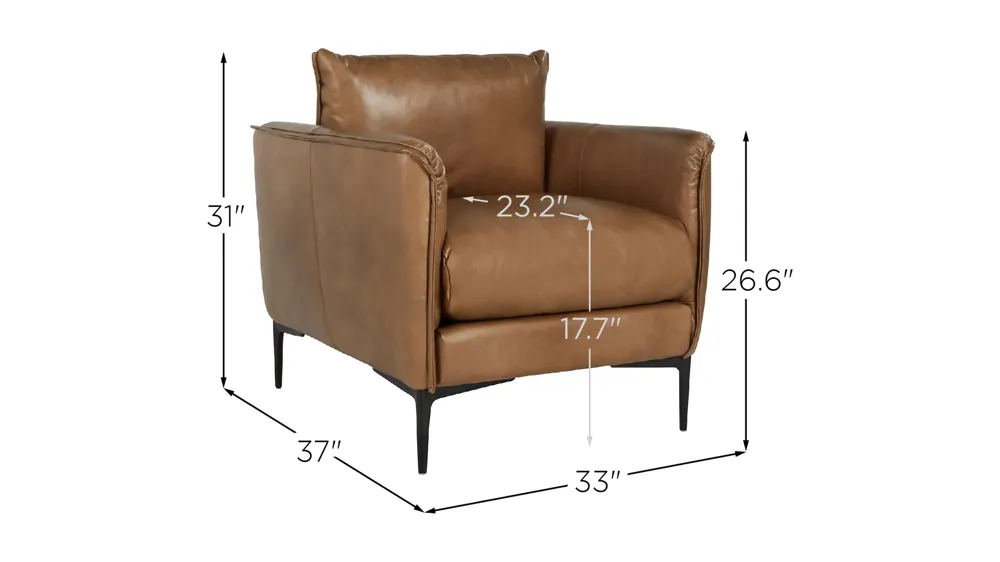 Abigail Club Chair Dimensions