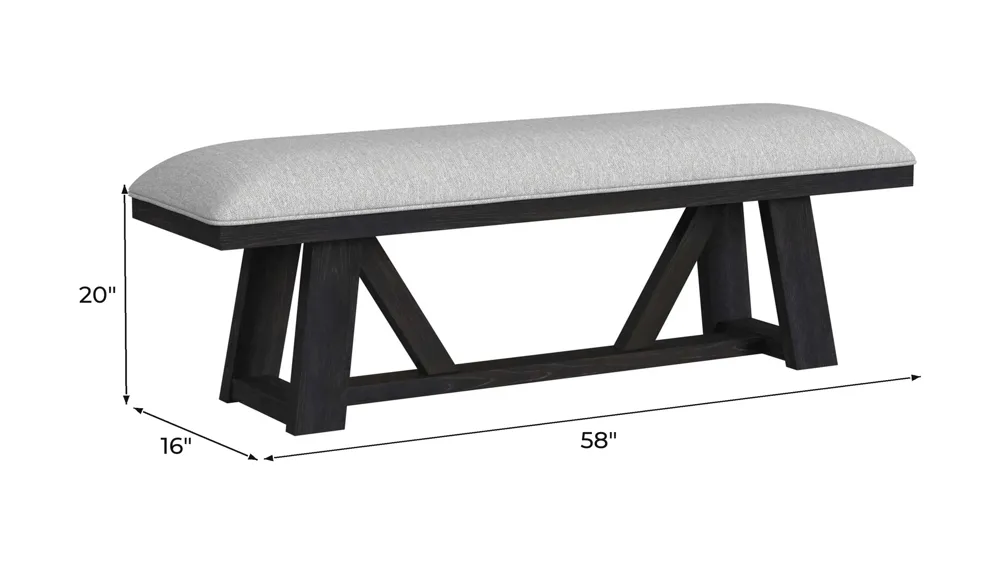 Pinnacle Dining Bench Dimensions
