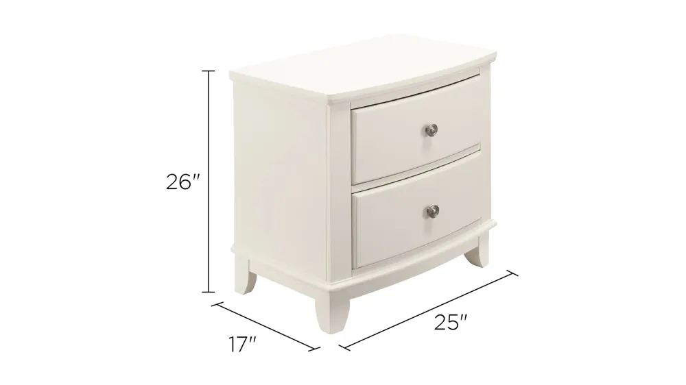 Kylie Youth Nightstand Dimensions