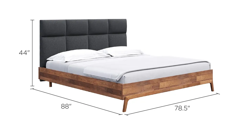Remix Upholstered Bed Dimensions
