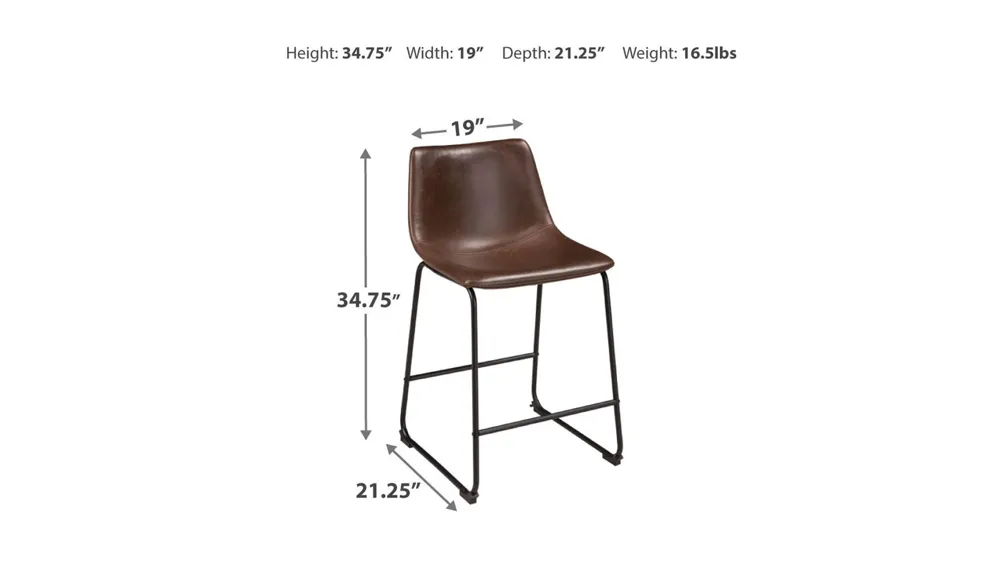 Axel Counter Height Stool Dimensions