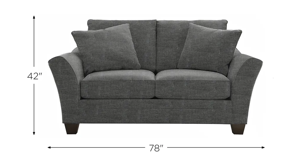 Briarwood Loveseat Dimensions