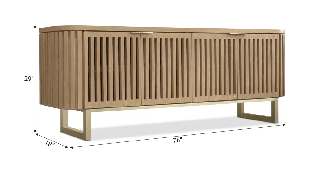Commerce and Market Entertainment Console Dimensions