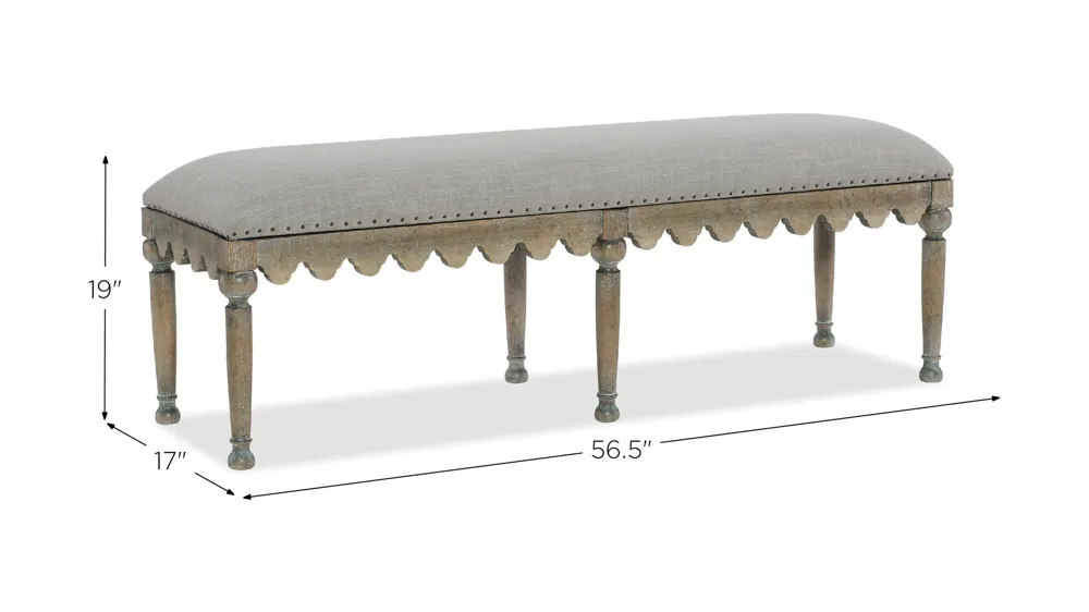 Boheme Bed Bench Dimensions