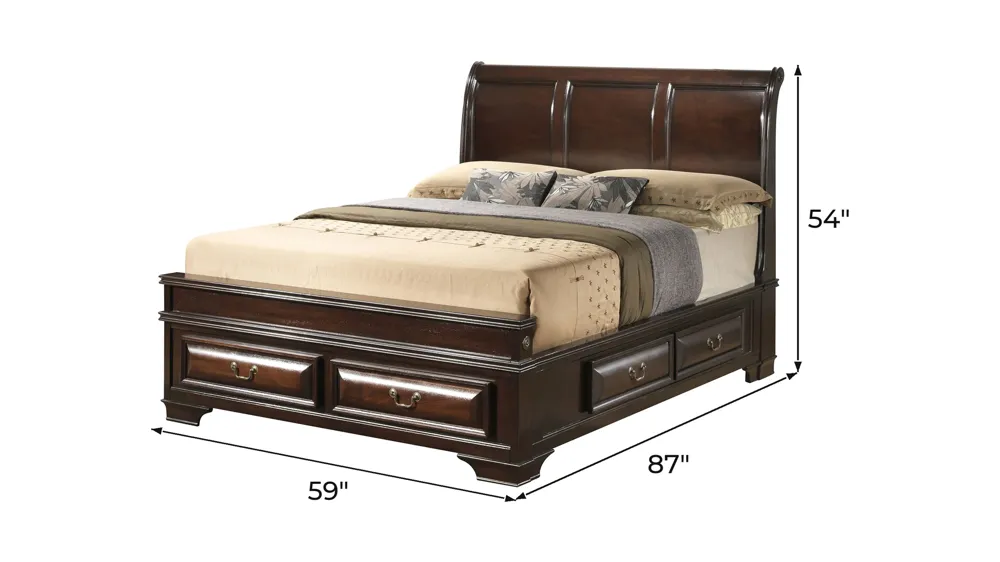 Sarasota Storage Bed Dimensions