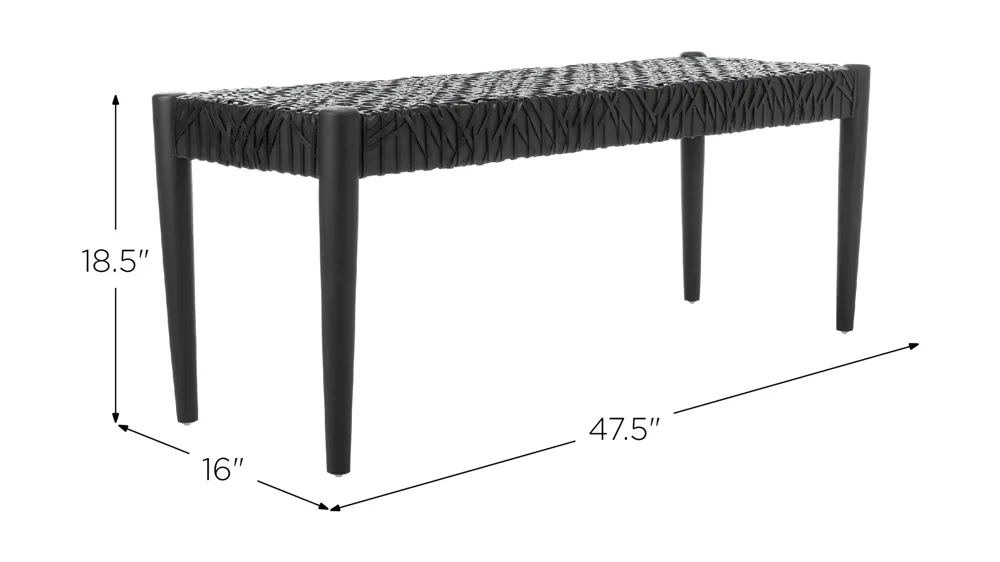 Bandelier Bench Dimensions