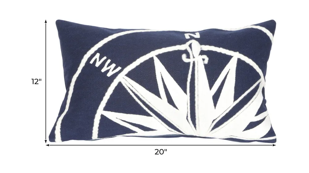 Liora Manne Visions II Compass Pillow Dimensions