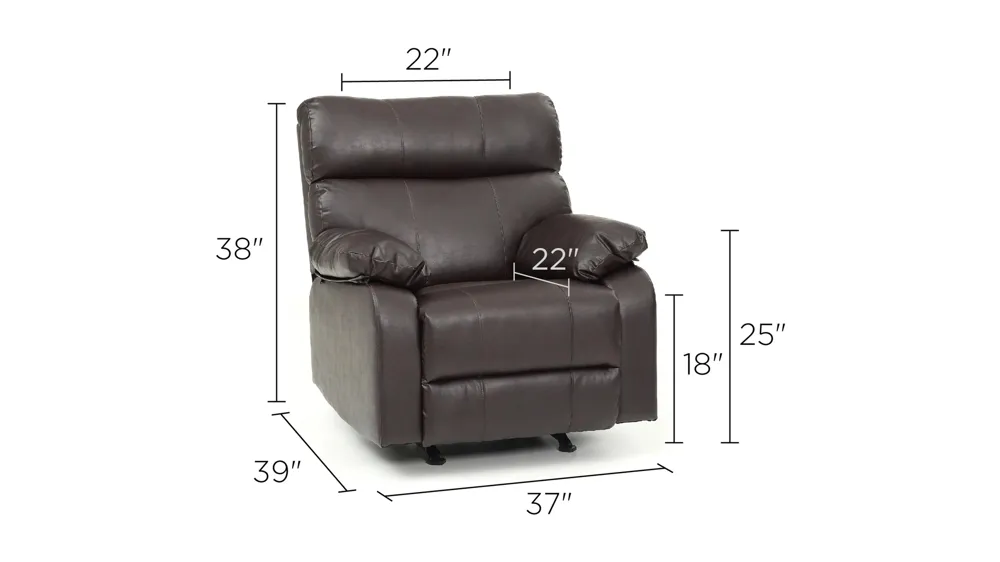 Manny Rocker Recliner Dimensions