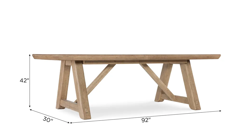 Vineyard Row Dining Table Dimensions