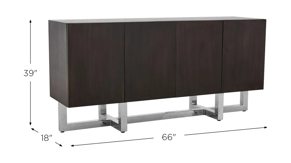 Amalfi Wood Sideboard Dimensions