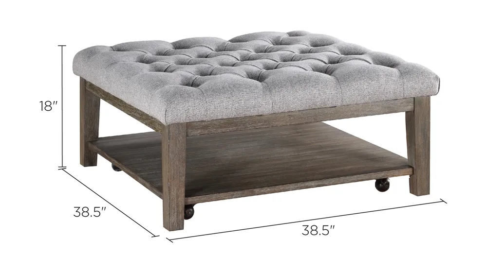 Jenelle Square Cocktail Table Dimensions