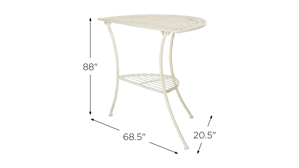 Scully Outdoor End Table Dimensions