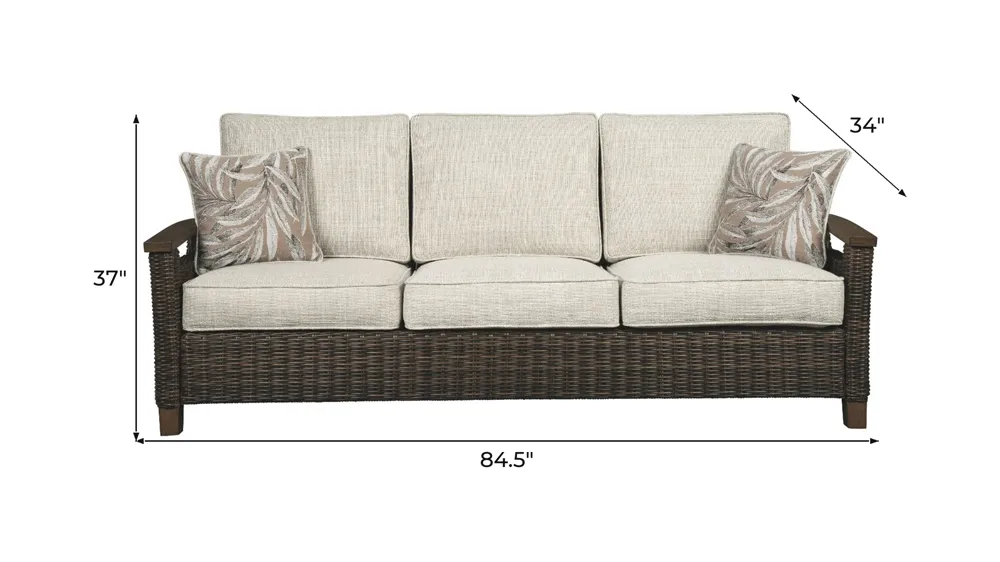 Paradise Trail Outdoor Sofa Dimensions