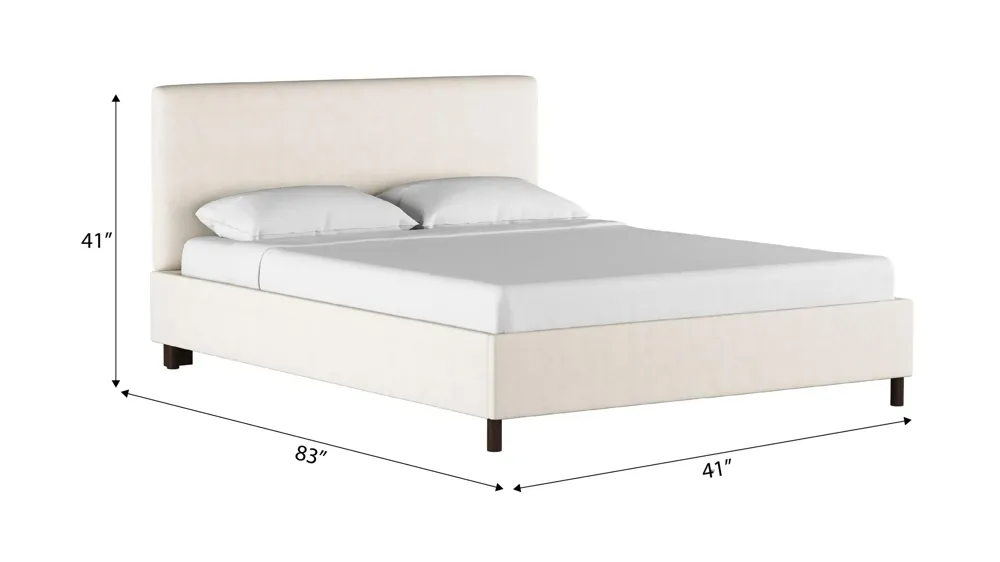 Valerie Platform Bed Dimensions