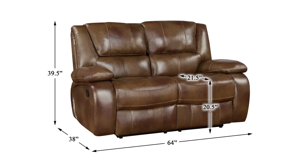Midwood Double Reclining Loveseat Dimensions