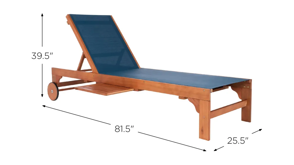 Rosen Sun Lounger Dimensions