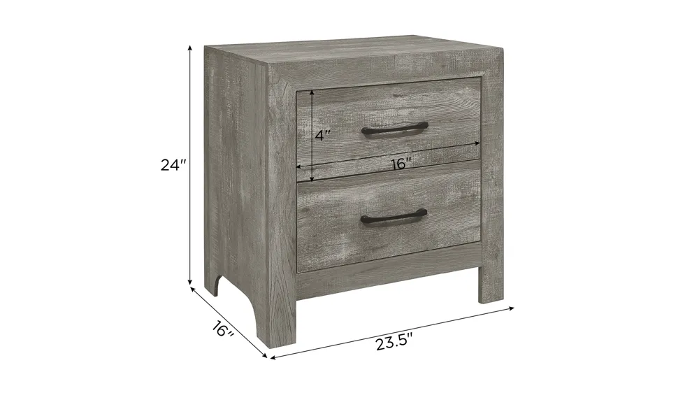 Bijou Nightstand Dimensions