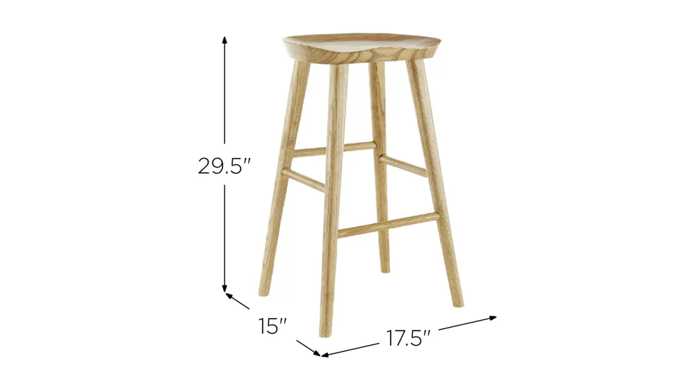 Vieno Bar Stool Dimensions