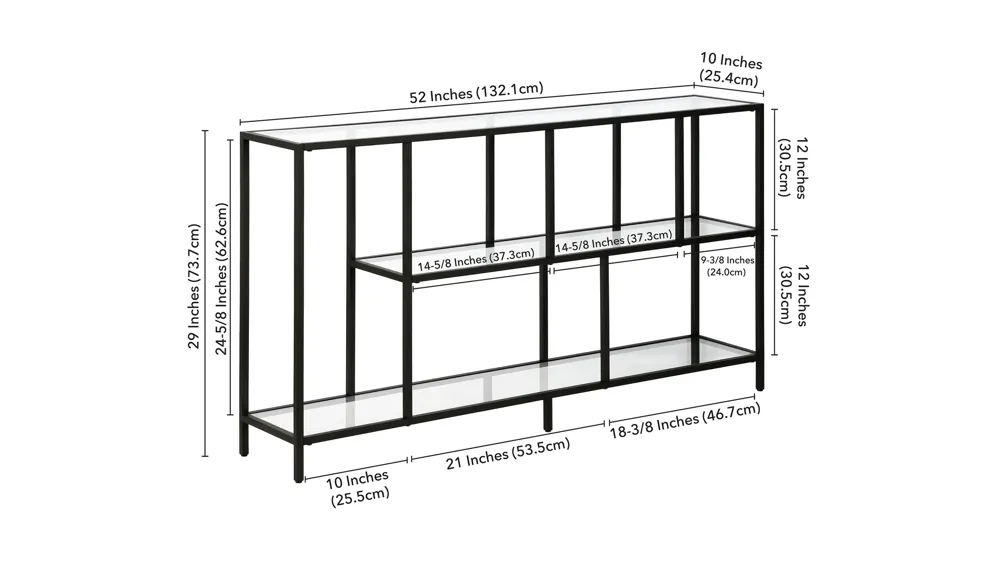 Zinnia Console Table Dimensions