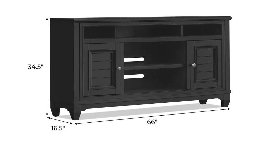 Cape Town 66" TV Console Dimensions
