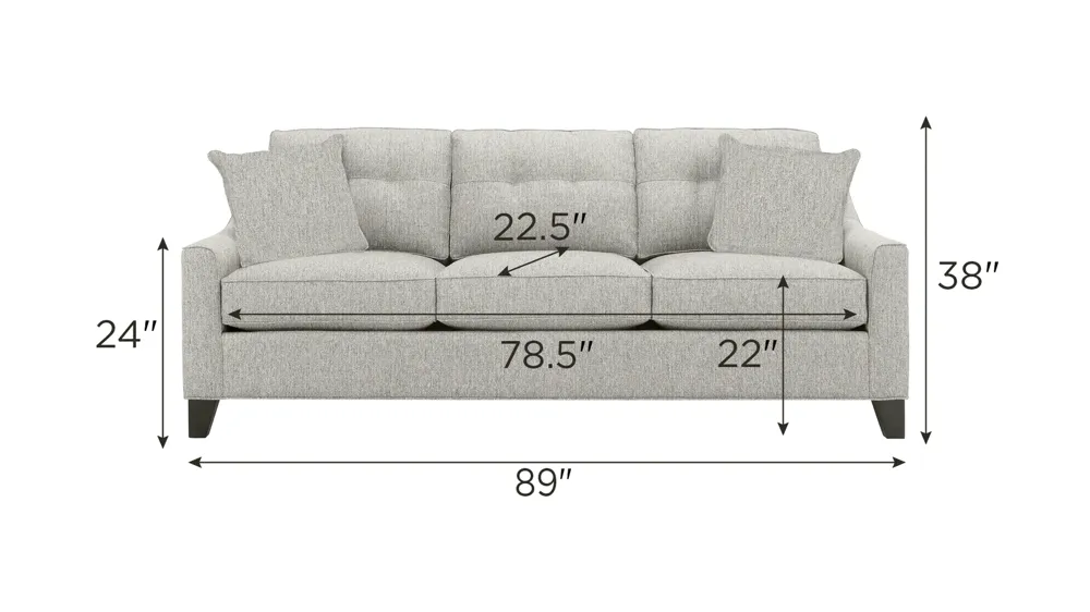 Carmine Sofa Dimensions