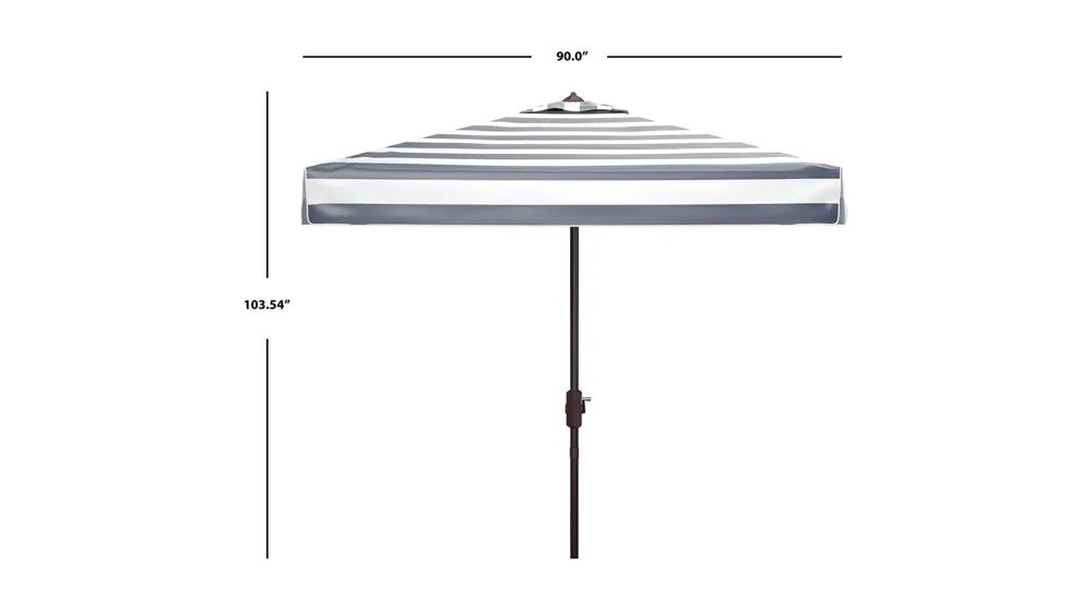 Torin Fashion Line 7.5 ft Square Umbrella Dimensions