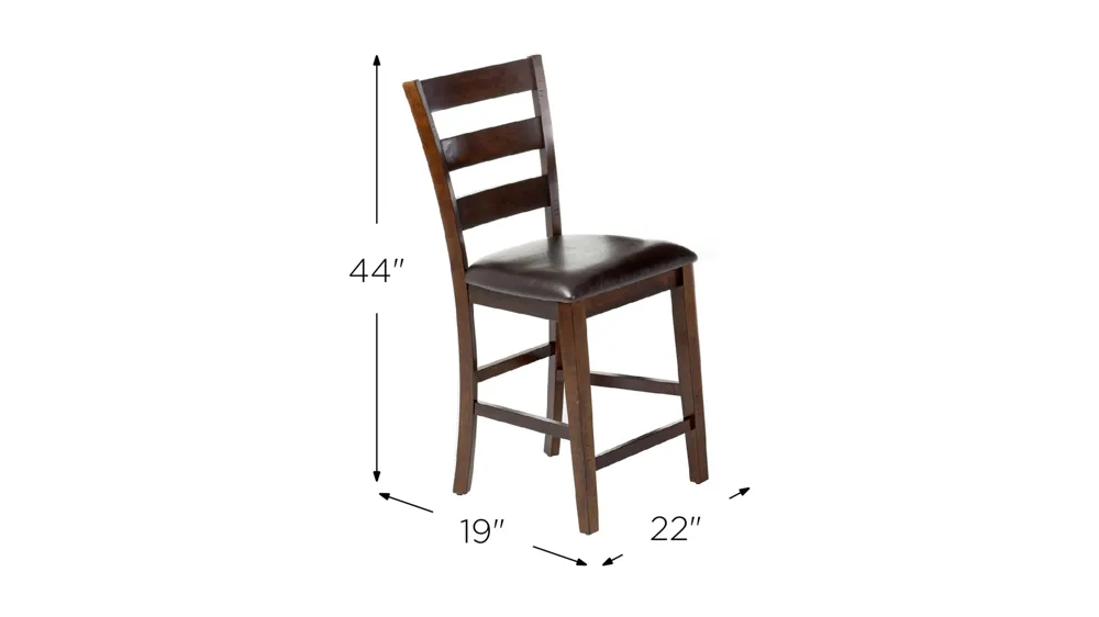 Kona 5-pc. Counter Height Dining Set Dimensions