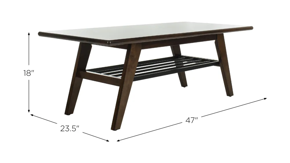 Josiah 2 Tier Coffee Table Dimensions
