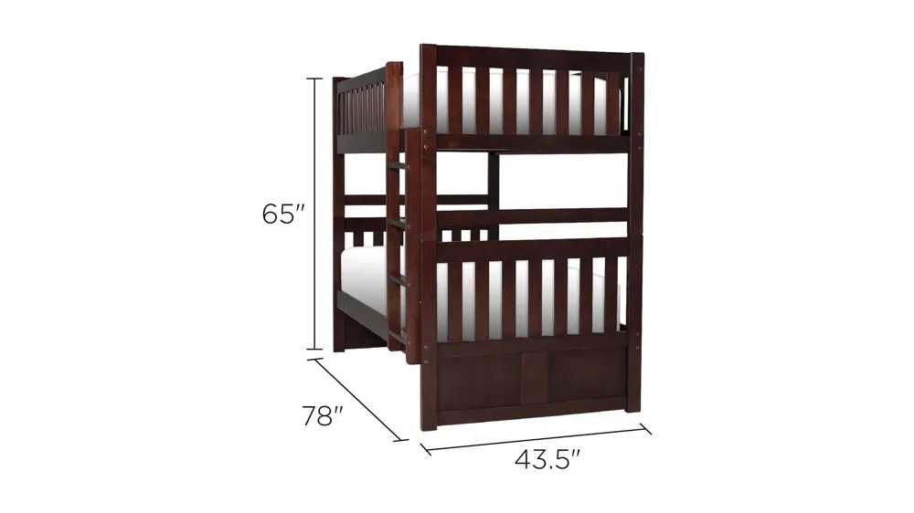 Belisar Bunk Bed Dimensions