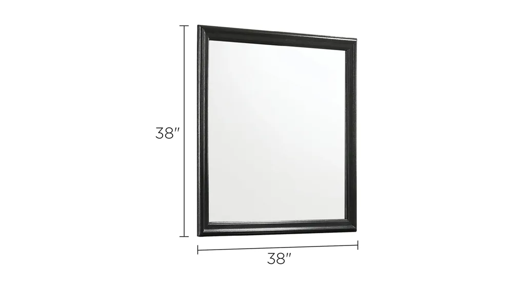 Amalia Bedroom Dresser Mirror Dimensions