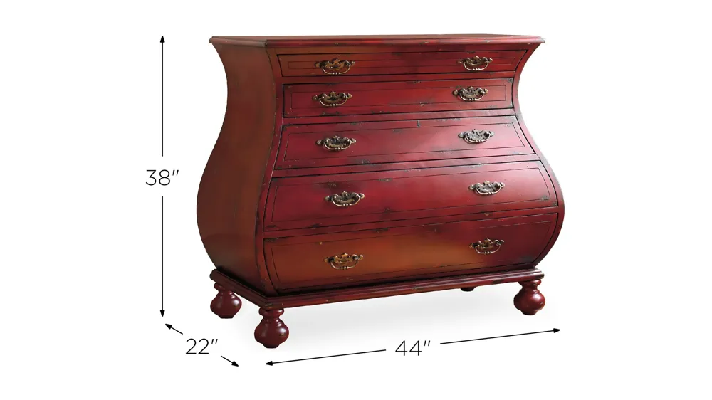 Red Bombe Chest Dimensions