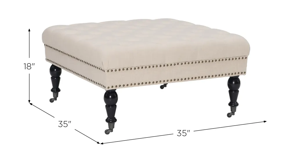 Isabelle Ottoman Dimensions