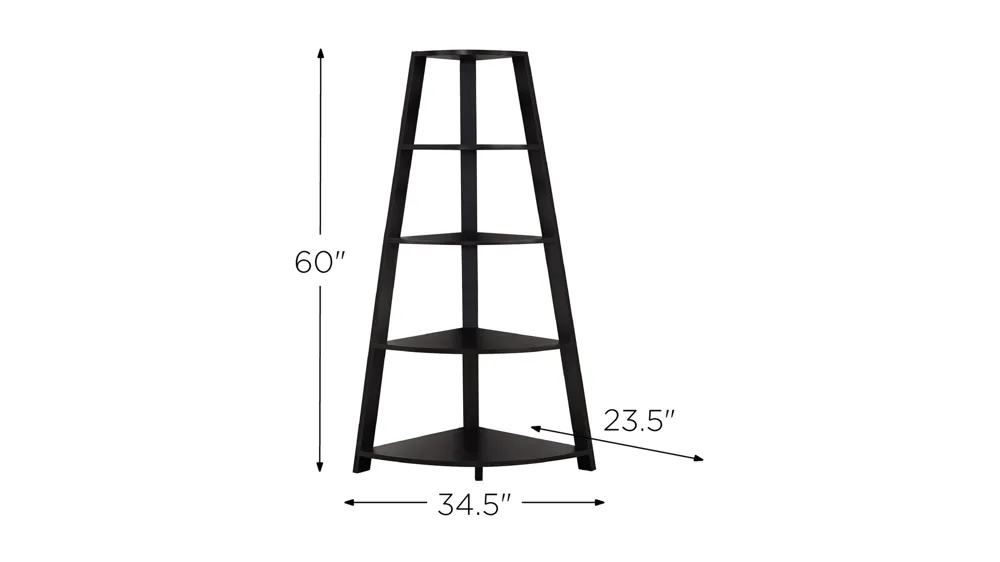 Adams Corner Bookcase Dimensions