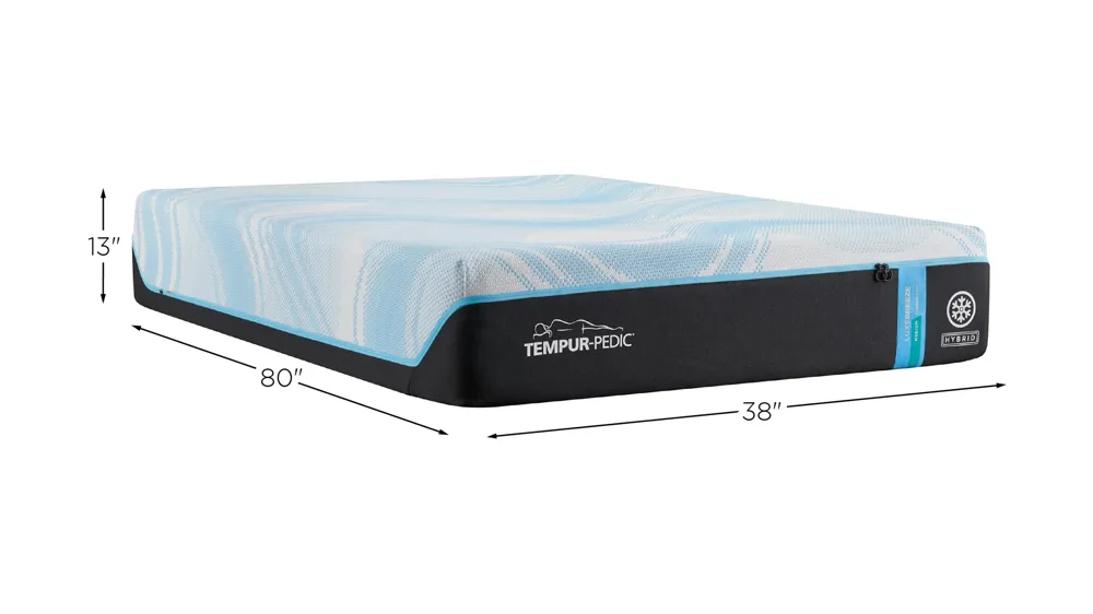 Tempur-Pedic Luxebreeze 2.0 Medium Hybrid Dimensions