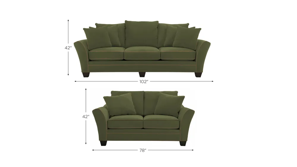 Briarwood Living Room Set Dimensions