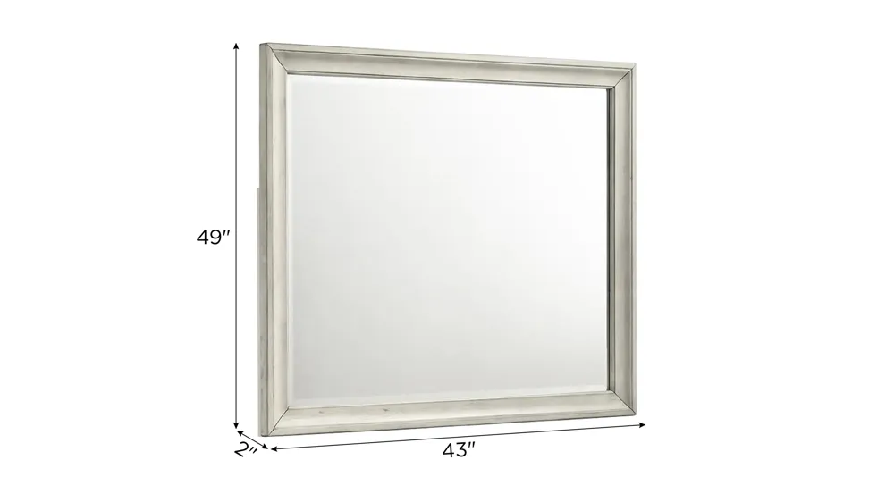 Wegner Bedroom Dresser Mirror Dimensions
