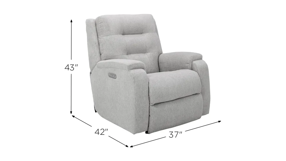 Halenbeck Power Rocker Recliner w/ Headrest Dimensions