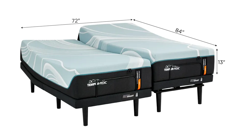 Tempur-Pedic Luxe Adapt 2.0 Firm Mattress- Split Cal King Dimensions