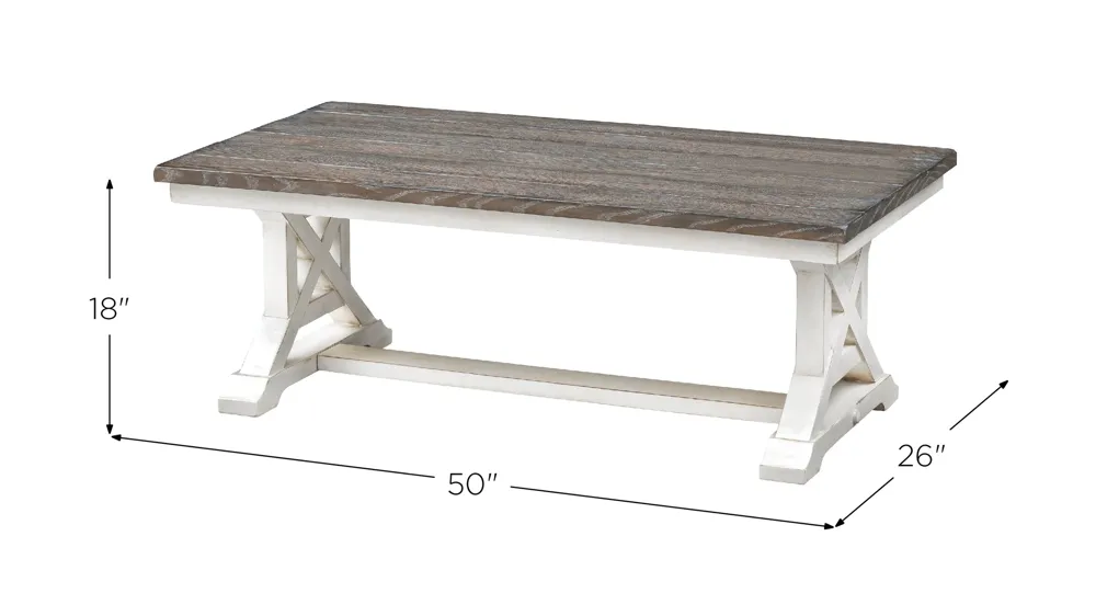 Bar Harbor Coffee Table Dimensions