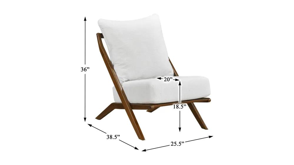 Seville Accent Chair Dimensions