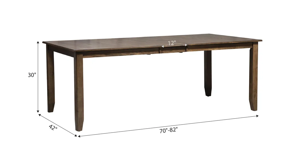 Santa Rosa Table Dimensions
