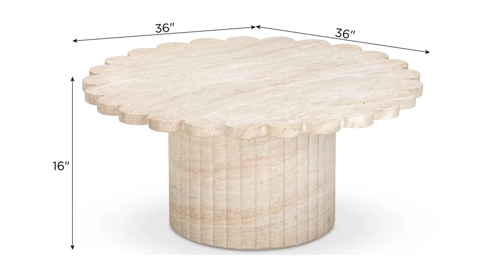 Blossom Indoor/Outdoor Coffee Table Dimensions