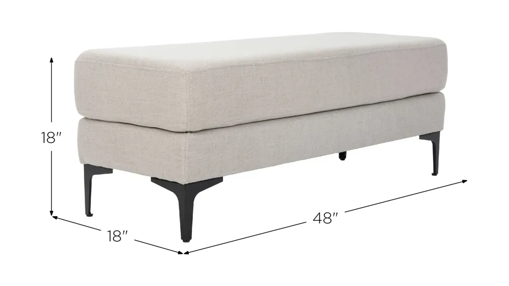 Ealing Rectangular Bench Dimensions