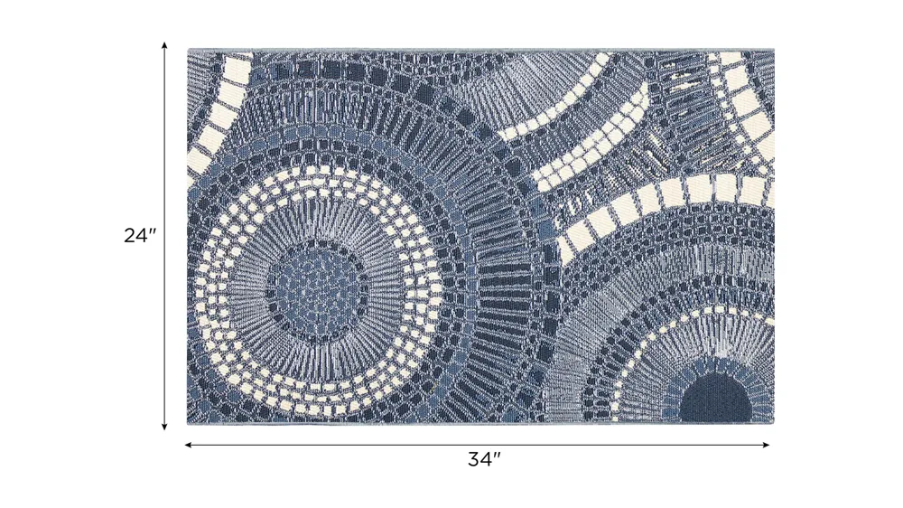 Esencia Circles Indoor/Outdoor Mat Dimensions