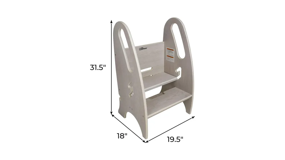 Little Partners 3-in-1 Growing Step Stool Dimensions
