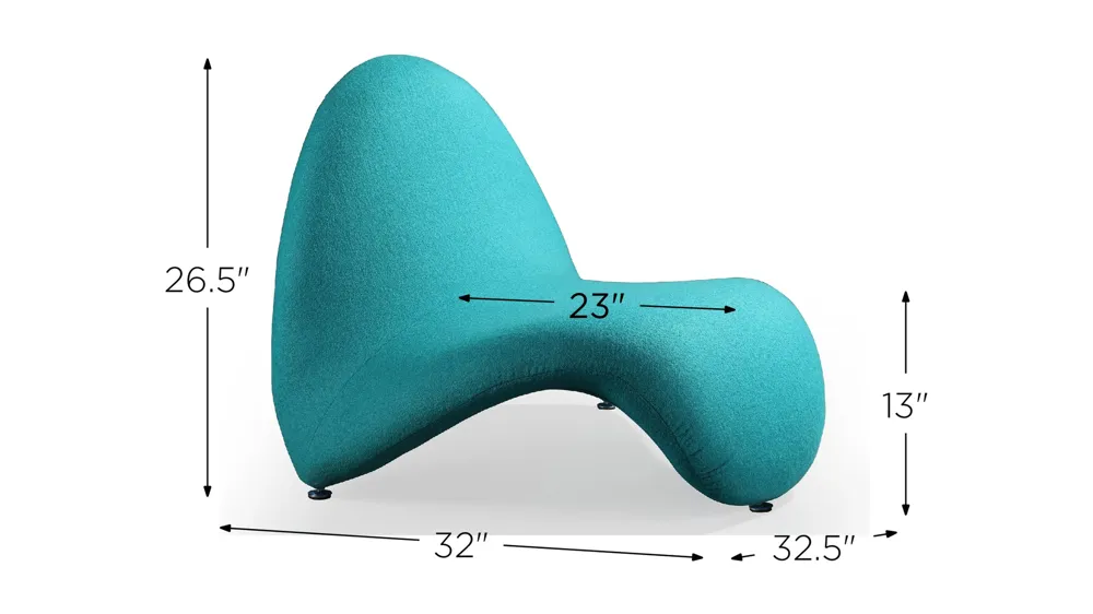 MoMa Accent Chair Dimensions