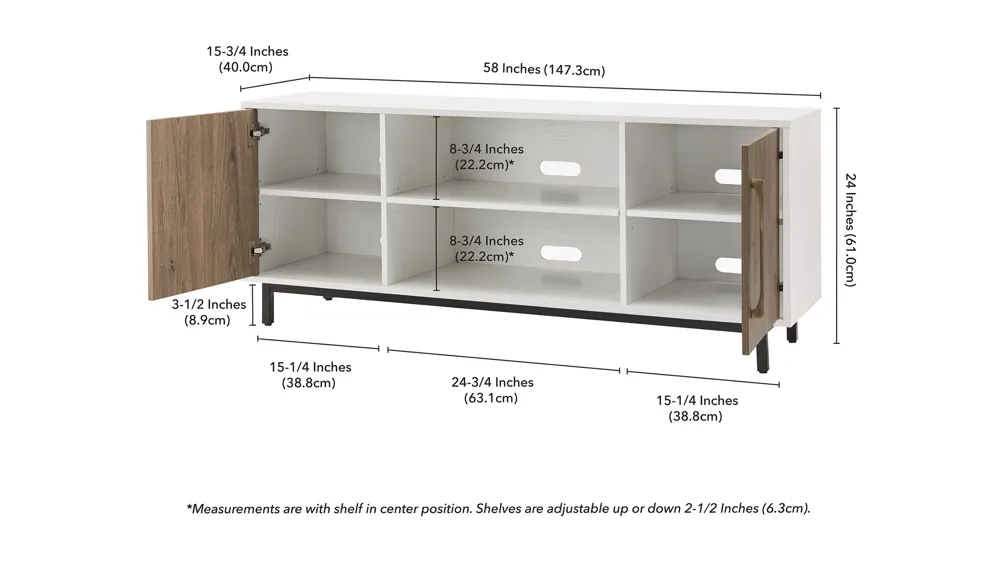 Beck TV Stand Dimensions
